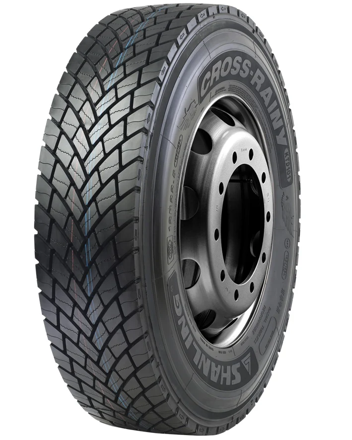 KTD101-New radial drive axle truck tyre with shoulder block pattern and M+S marking