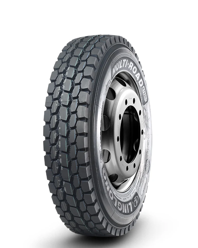 KTD301-New radial drive axle truck tyre with block tread pattern and standard rim L