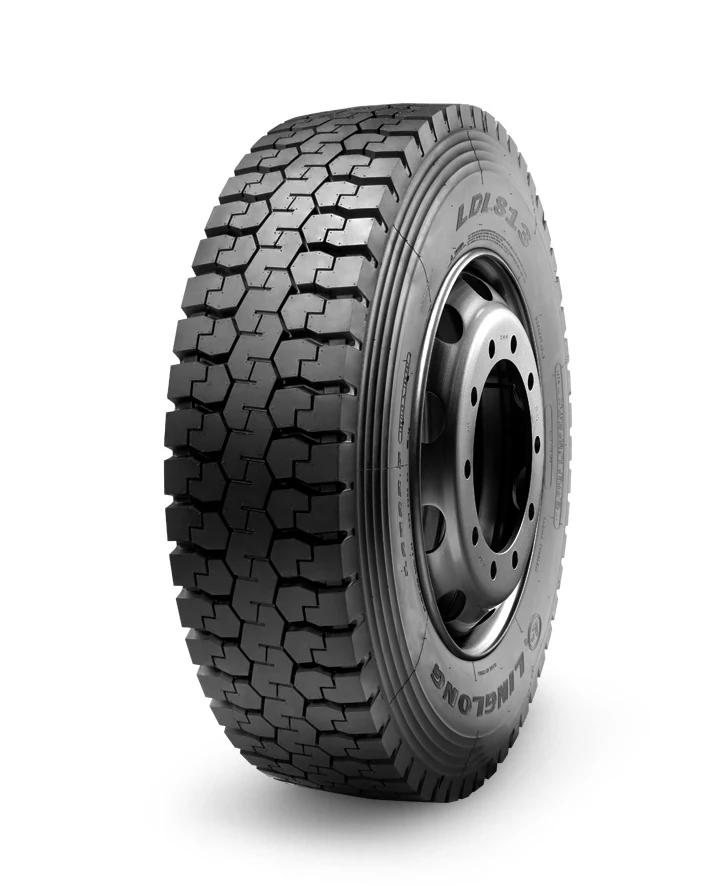 LDL813 radial truck tyre for regional drive axle with block tread pattern and reinforced casing