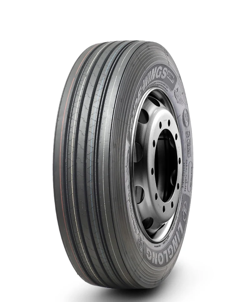 LFE891-New radial steer truck tyre with block tread pattern, equalizer ribs, and micro sipes