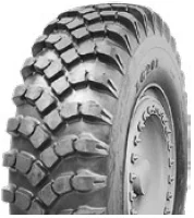 LG201(G-2) bias OTR tyre with off-road tread pattern and self-cleaning design on a 16.00-24 rim