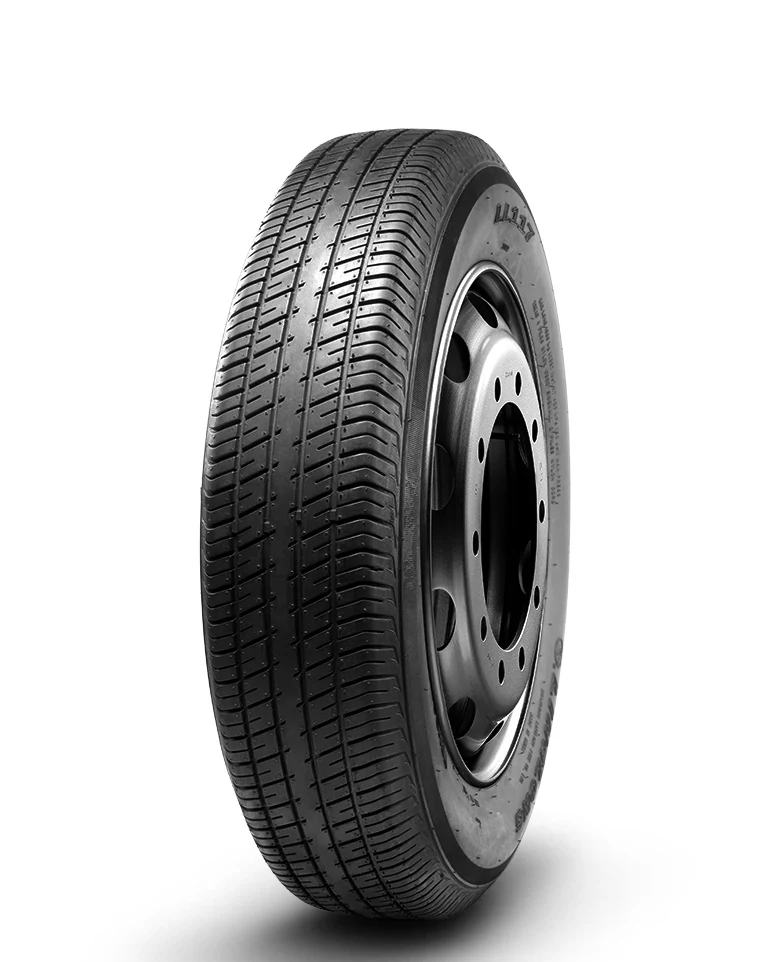 LL117 bias temporary-use spare tyre, T155/90D16, mounted on a 4T rim, showing tread and sidewall