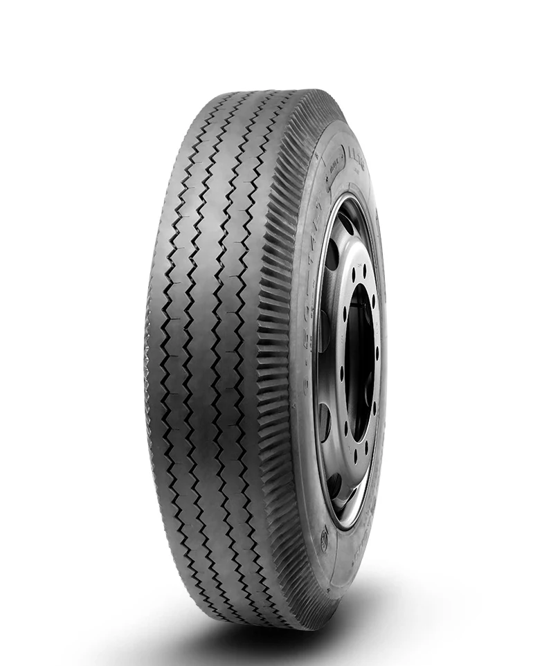 LL16 bias light truck tyre with 6.50-14LT size, 180 mm section width, and 9.0 mm tread depth on a 4 1/2J rim