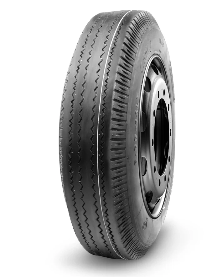 LL17 bias light truck tyre 6.00-14LT with tread pattern and 4 1/2J rim