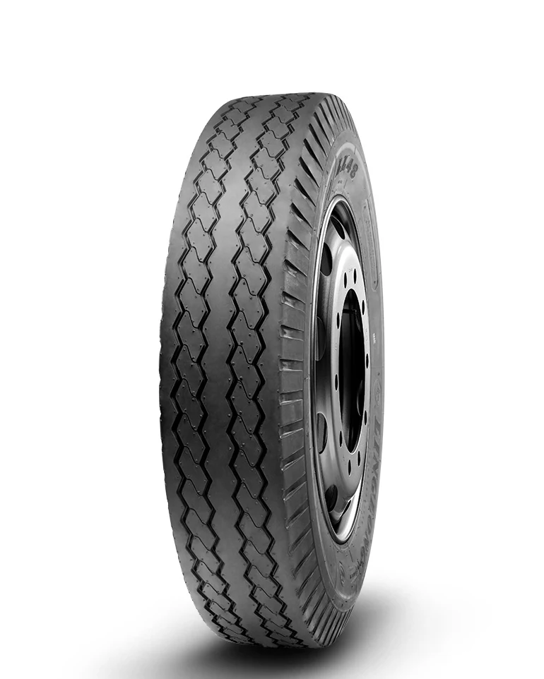 LL48 bias truck and bus tyre in 9.00-20 size with tread pattern and sidewall markings