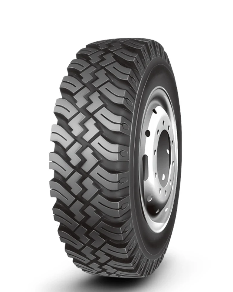LL62 bias light truck tyre with block tread pattern and 7.50-16LT size marking