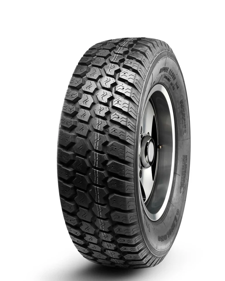 LL850 stud-pinned light truck tyre with block tread pattern and M+S marking