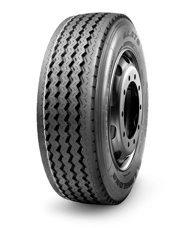 LLA78 radial truck tyre with all-position tread pattern and ETRTO marking on sidewall