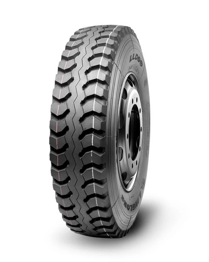 LLD09-Light Truck radial drive axle tyre with typical combined tread pattern and reinforced shoulder blocks