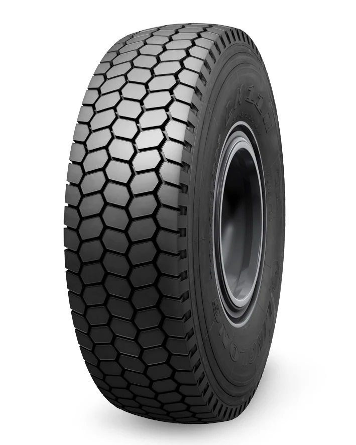 LM11N radial OTR tyre for mobile crane with block tread pattern and reinforced sidewall