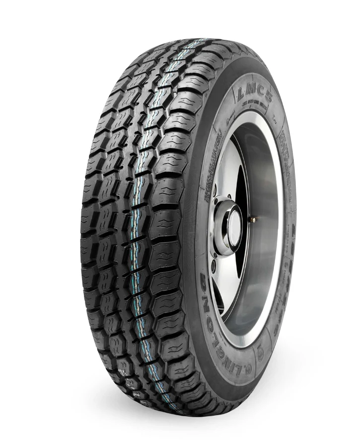 LMC5 radial light truck tyre in 185R14C size with block tread pattern and 8PR ply rating