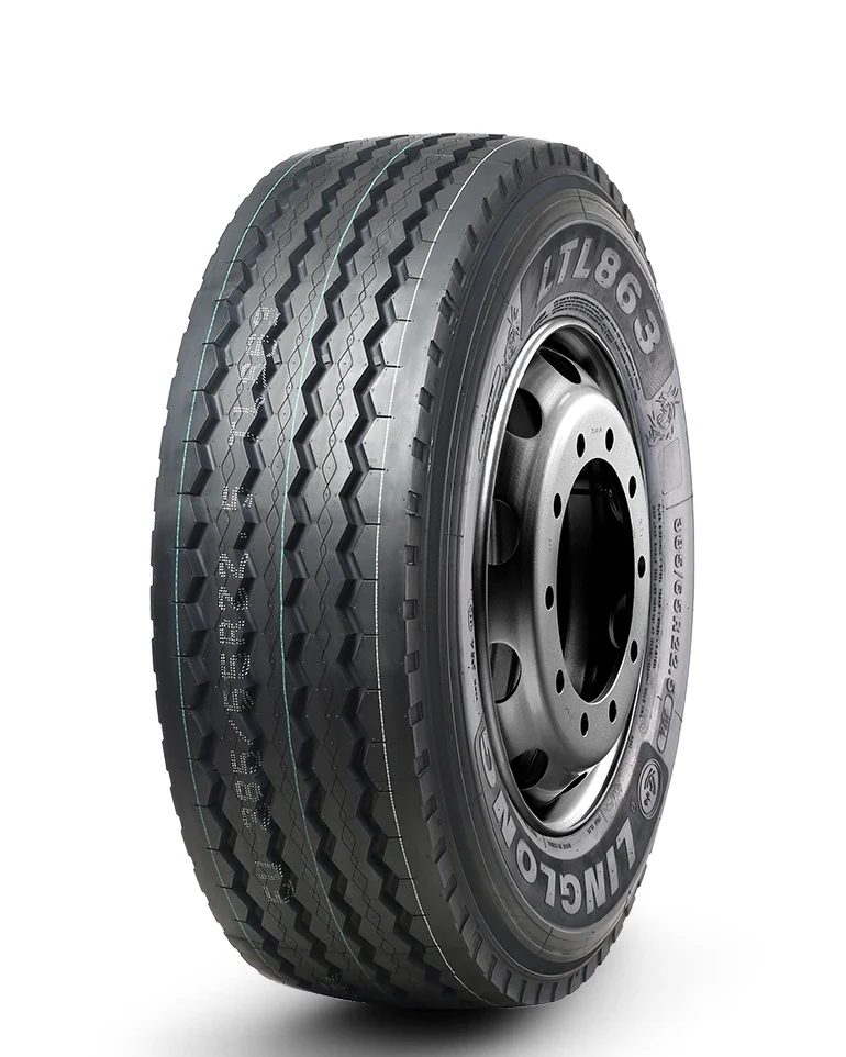 LTL863 radial trailer tyre with combined tread pattern and low rolling resistance design