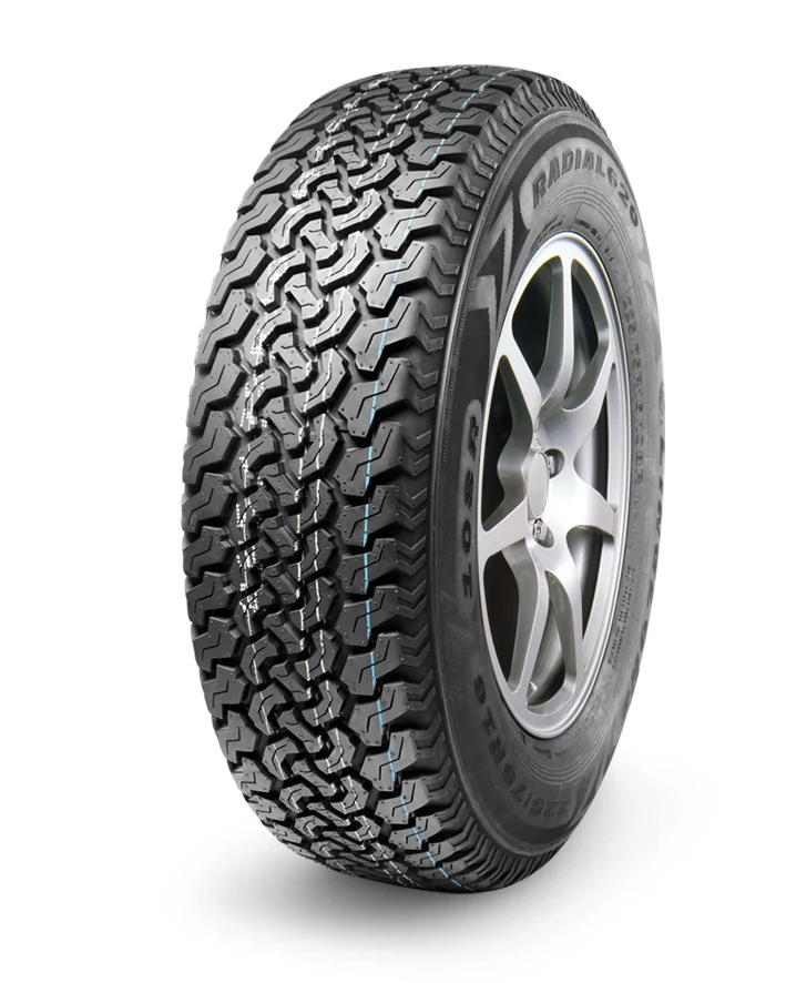 RADIAL620 radial light truck tyre with off-road tread pattern and reinforced bead area