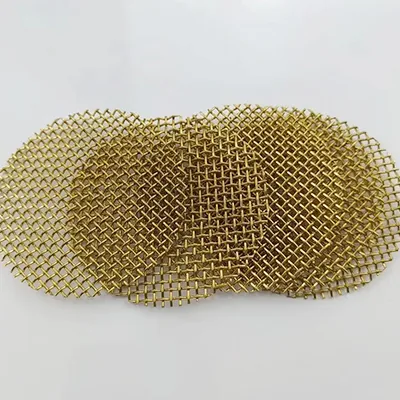 Brass woven wire mesh produced by Wodong Wire Mesh Products in Anping China
