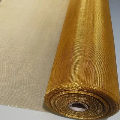 Brass Woven Wire Mesh manufactured by Wodong in Anping China