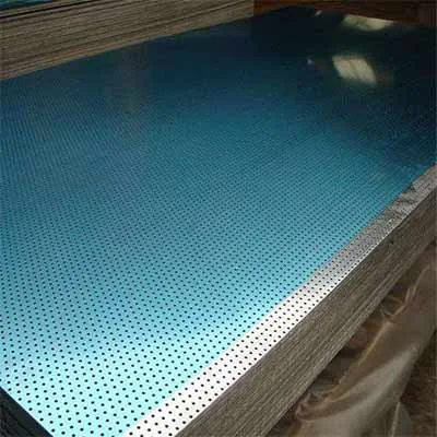 Perforated sheets produced by Wodong Wire Mesh Products in Anping China