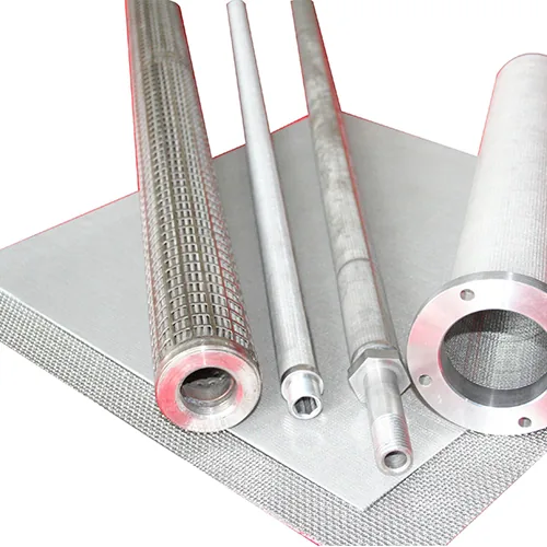 Pleated filter element produced by Wodong Wire Mesh Products in Anping China