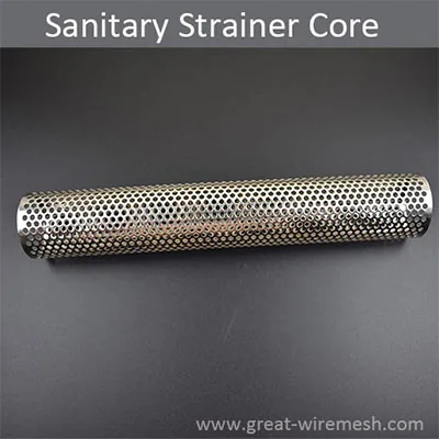 Sanitary Strainer Core manufactured by Wodong in Anping China