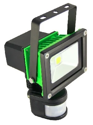 10W PIR Rechargeable LED Flood Light - detail view