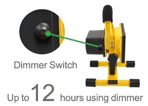 20W Dimmable Rechargeable LED Flood Light - packaging