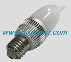 3W LED Candle Bulb E27 - detail view