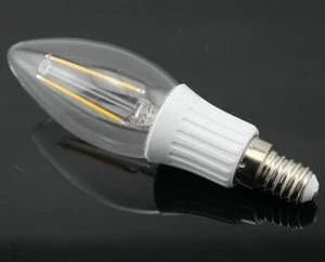 3W LED Filament Candle Bulb E14 - detail view