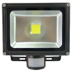 20W PIR Rechargeable LED Flood Light - detail view