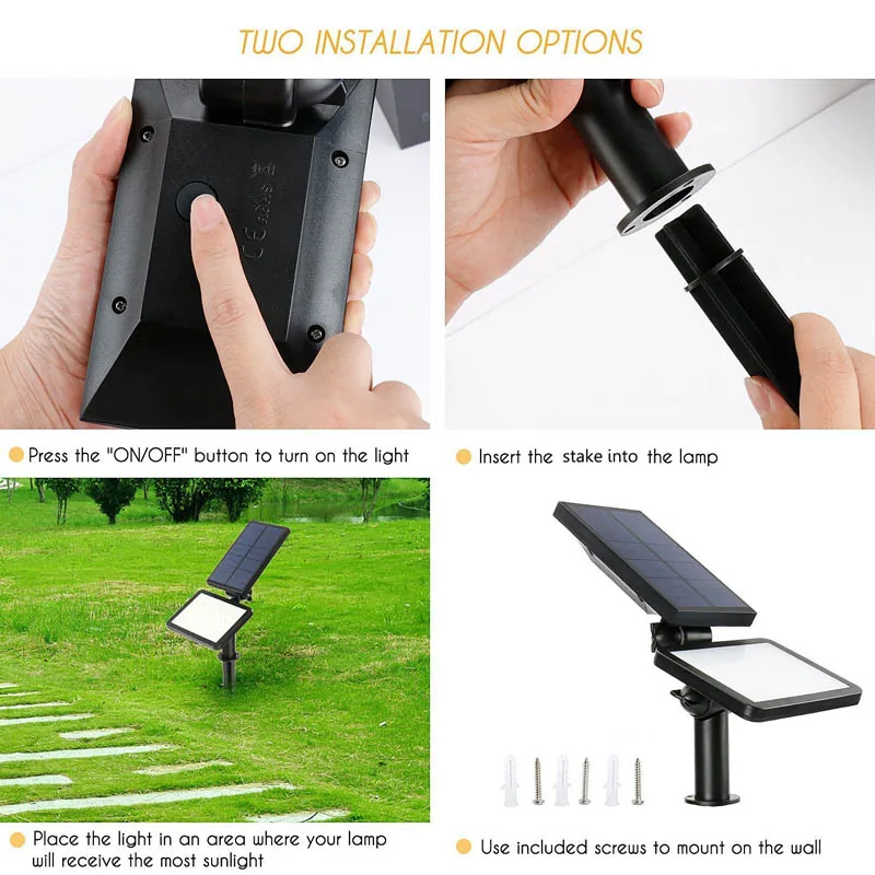 Waterproof Solar Garden Lamp - colour options