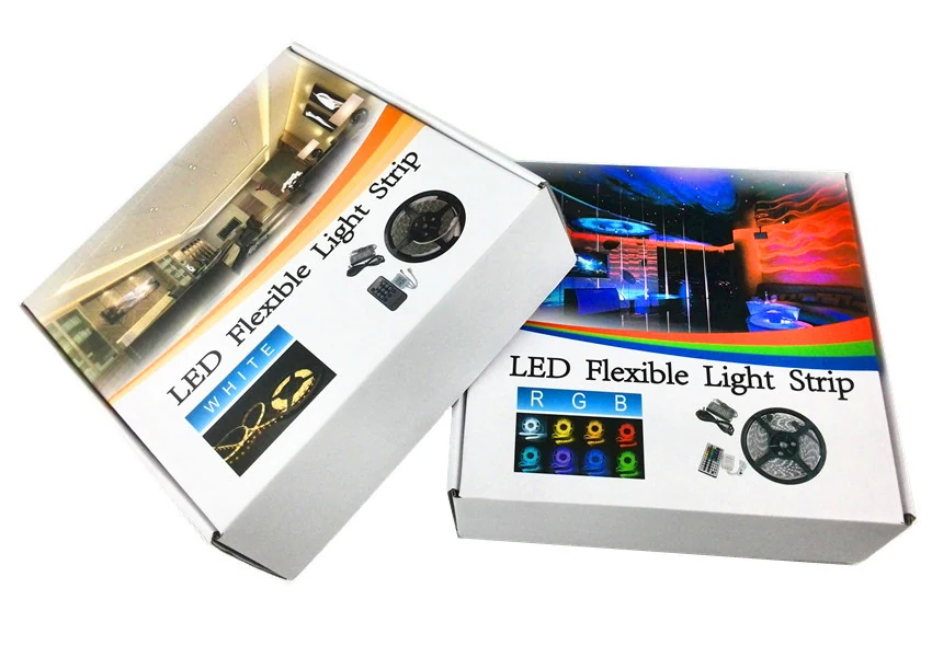Colour Box Packed White LED Strip Light Kit from C&R Group