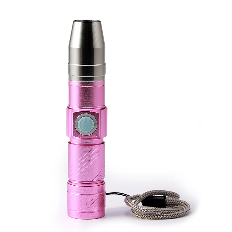 Mini 365nm UV LED Flashlight - dimension drawing