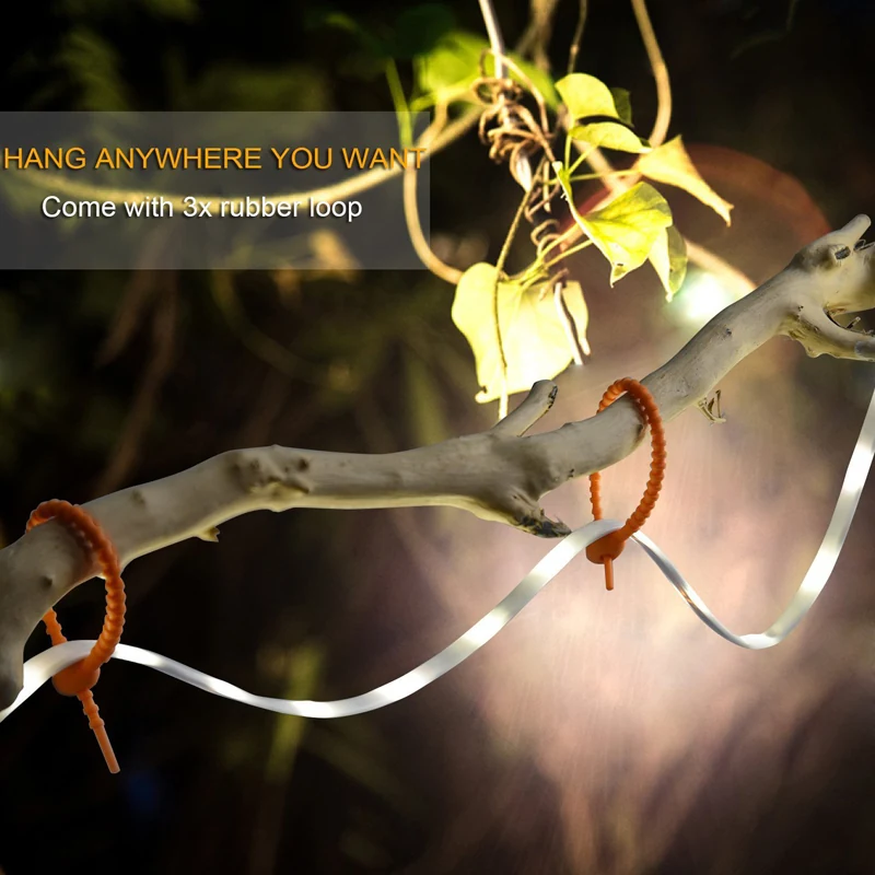 Portable Waterproof Camping LED Strip Light 1.5m - application example
