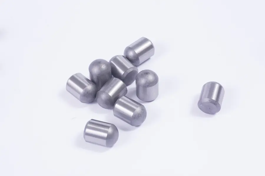 Chisel style carbide inserts after grinding