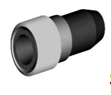 Shouldered nozzle profile