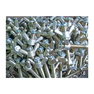Brass Dog Bolt with Wing Nut view 4