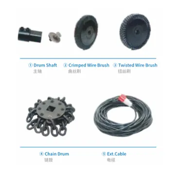 Electric Descaling Chain Machines view 3