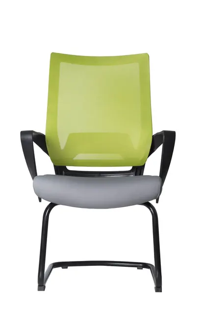 Cheap Customized Furniture Foshan Ergonomic Modern Fabric Waiting Office Visitor Chair view 2