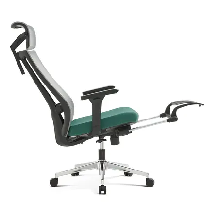 Executive Swivel Chair Mesh Comfortable High Back Luxury Ergonomic Home Office Chair with Footrest