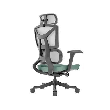 High Quality Office Furniture Mesh Guest Manager Ergohuman Executive Mesh Chair (2320 Series) - Green Seat view 2