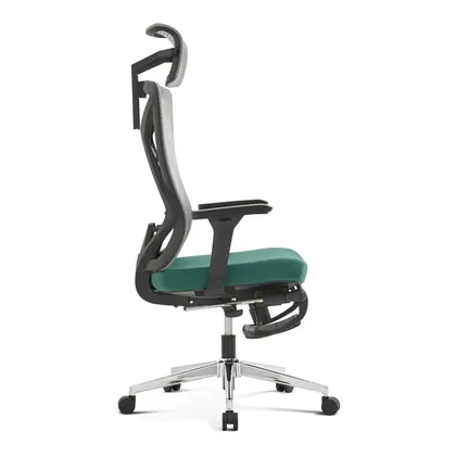 Hot Sales Swivel Office Furniture Plastic Home Desk Ergonomic Executive Chair with Footrest view 3