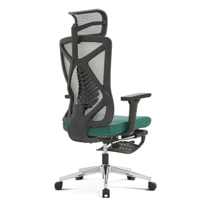 Hot Sales Swivel Office Furniture Plastic Home Desk Ergonomic Executive Chair with Footrest view 4