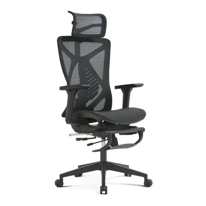 Hot Sales Swivel Office Furniture Plastic Home Desk Ergonomic Executive Chair with Footrest (2216 Series)