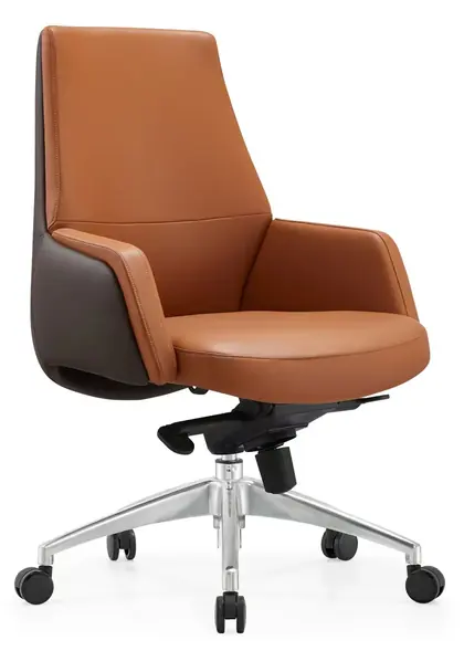 Hotel Bank Office Furniture Luxury Ergonomic Executive Task Meeting Leather Chair (2801 Series) view 2