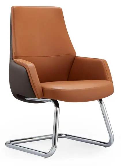 Hotel Bank Office Furniture Luxury Ergonomic Executive Task Meeting Leather Chair (2801 Series) view 3