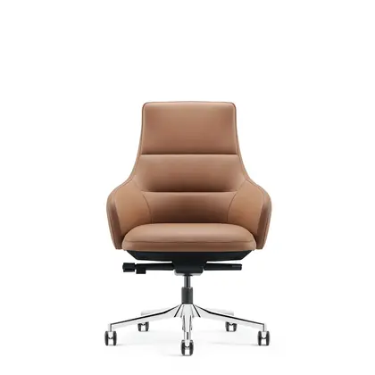 Hotel School Office Furniture Luxury Ergonomic Executive Task Meeting Leather Chair (2816 Series)