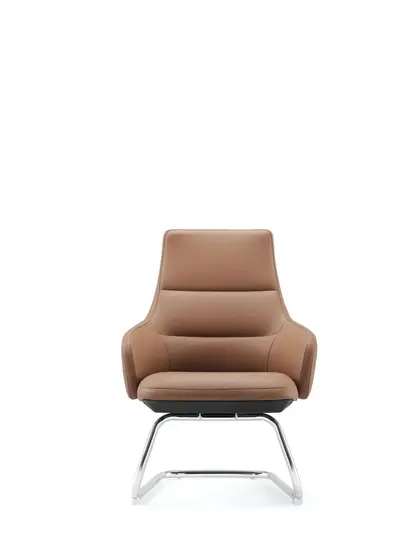 Hotel School Office Furniture Luxury Ergonomic Visitor Meeting Leather Chair (2816 Series) view 2