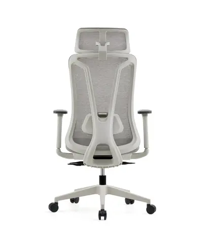 Modern Design Office Chair Ergonomic Executive Manager Chair (41 Series) - Light Grey Mesh view 5