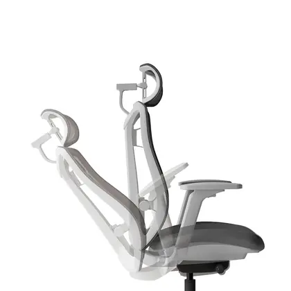 New Arrival Office Chairs Luxury Ergonomic Mesh Office Desk Chairs with Adjustable Armrest Office Work Chair (New Design Loke Series) - Orange Seat view 4