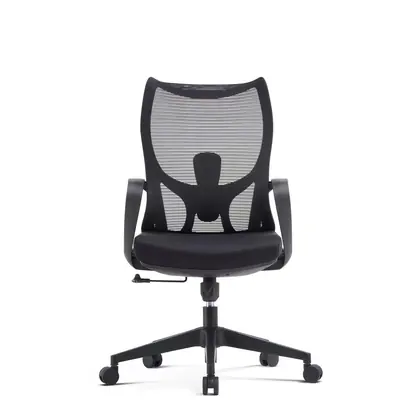 New Style Middle Back Adjustable Comfort Office Chair Mesh Ergonomic Chair Computer view 2