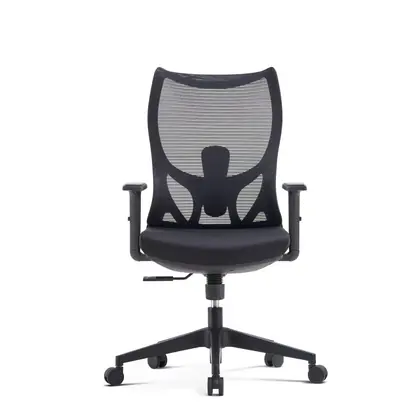 New Style Middle Back Adjustable Comfort Office Chair Mesh Ergonomic Computer Chair view 2