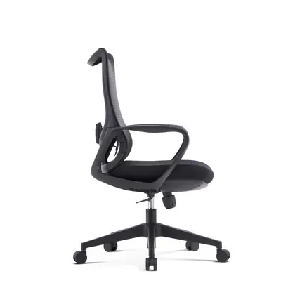 New Style Middle Back Adjustable Comfort Office Chair Mesh Ergonomic Chair Computer view 3